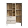 Buffet haut moderne cachemire/chêne Paulo