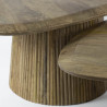 Tables basses en bois de manguier massif Horizon (lot de 2)
