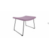 Repose-pieds en tissu pieds noirs Mokky