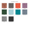 Repose-pieds en tissu pieds noirs Mokky