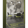 Chaise de réunion sur roulettes Shade
