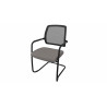 Chaise de réunion empilable pieds luge Shade