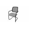 Chaise de réunion empilable pieds luge Shade