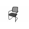 Chaise de réunion empilable pieds luge Shade