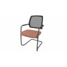 Chaise de réunion empilable pieds luge Shade