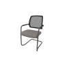 Chaise de réunion empilable pieds luge Shade