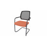 Chaise de réunion empilable pieds luge Shade