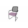 Chaise de réunion empilable pieds luge Shade