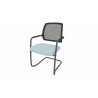 Chaise de réunion empilable pieds luge Shade