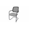 Chaise de réunion empilable pieds luge Shade