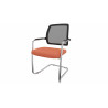Chaise de réunion empilable pieds luge Shade