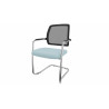 Chaise de réunion empilable pieds luge Shade