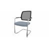 Chaise de réunion empilable pieds luge Shade