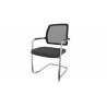 Chaise de réunion empilable pieds luge Shade