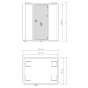 Cabine acoustique mobile 4 personnes Hendy