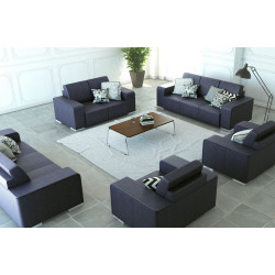 Fauteuil moderne en tissu Sofiane