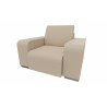 Fauteuil moderne en cuir Sofiane