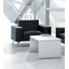 Fauteuil moderne en cuir Julietta