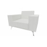 Fauteuil moderne en cuir Julietta