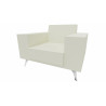 Fauteuil moderne en cuir Julietta
