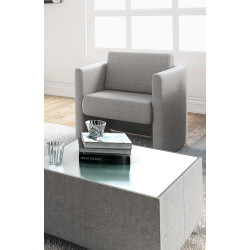 Fauteuil moderne en tissu Madine