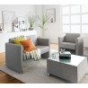 Fauteuil moderne en tissu Madine