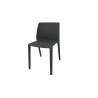 Chaise d'accueil empilable monocoque en polypropylène Likie