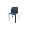 Chaise d'accueil empilable monocoque en polypropylène Likie