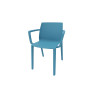 Chaise d'accueil empilable monocoque en polypropylène Likie