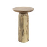 Table basse style nature H 55 cm en acacia massif naturel Idylle