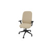 Siège de bureau en tissu coque noir Anya