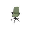 Siège de bureau en tissu coque noir Anya