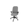 Siège de bureau en tissu coque noir Anya