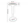 Tabouret ergonomique réglable en hauteur Topy