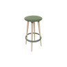 Tablouret en hêtre massif naturel H 77 cm Bloody