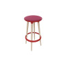 Tablouret en hêtre massif naturel H 77 cm Bloody