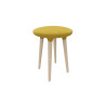 Tabouret en hêtre massif naturel H 48 cm Bloody