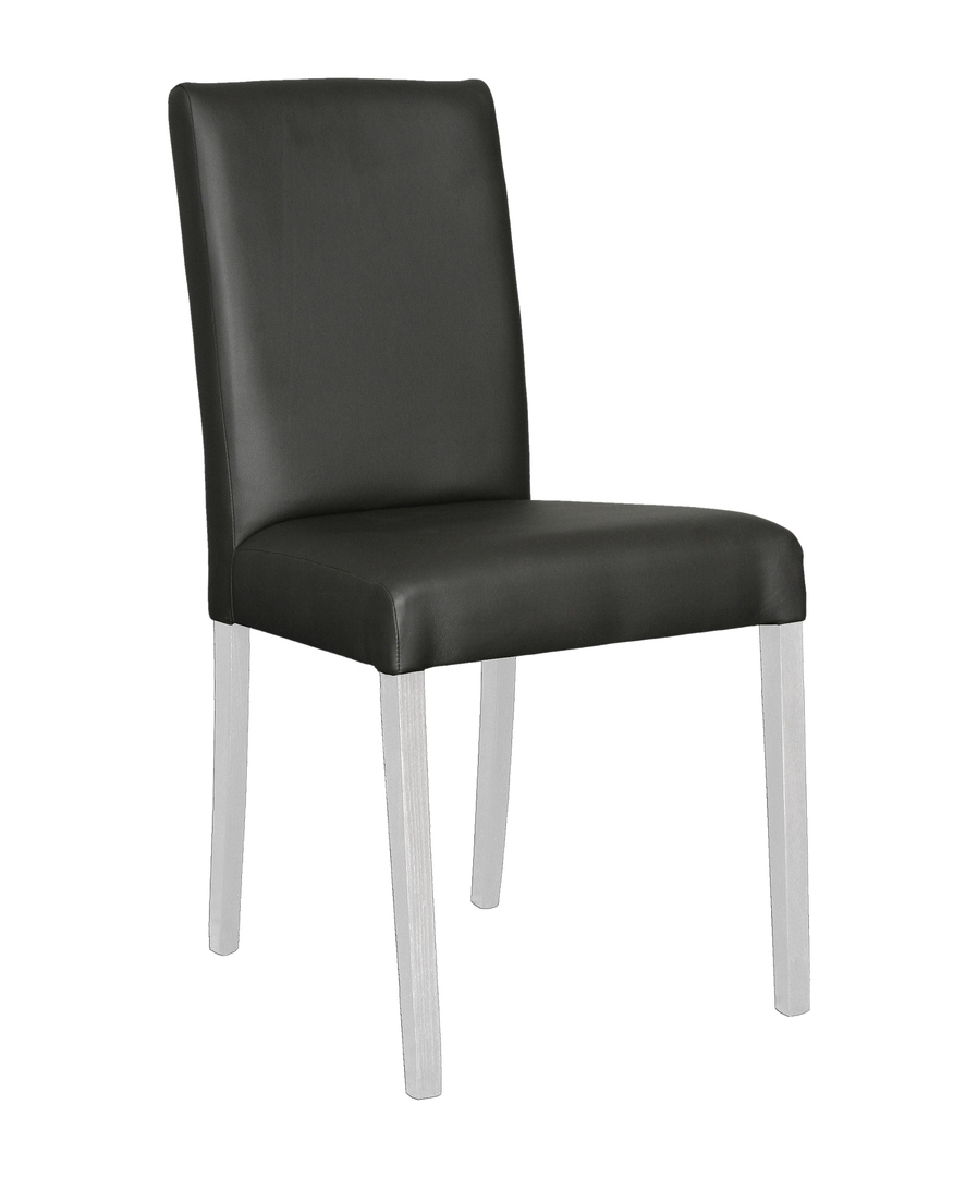 Chaise de salle à manger (lot de 2) coloris noir/blanc Evoria