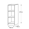 Etagère de bureau H 127 cm Londonien