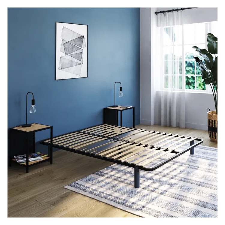 Sommier 2x16 lattes en bois en kit 140x190 cm Morphotec