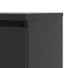 Commode contemporaine noir laqué mat 3 tiroirs Best