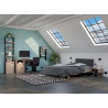 Bureau enfant contemporain chêne/noir Duplex