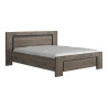 Lit adulte contemporain chêne brun Brugges