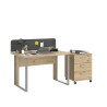 Caisson de bureau mobile chêne clair Start Up
