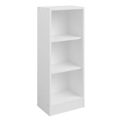 Bibliothèque contemporaine blanche H 104 cm Mayence