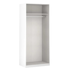 Caisson d'armoire contemporain blanc 100 cm Extenso