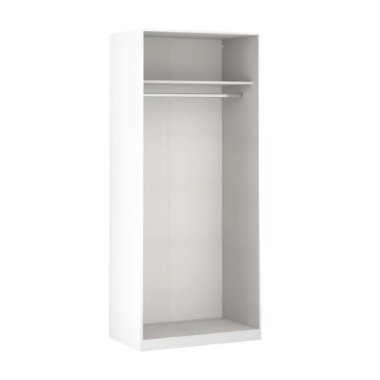 Caisson d'armoire contemporain blanc 100 cm Extenso