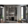 Caisson d'armoire contemporain blanc 100 cm Extenso