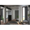 Caisson d'armoire contemporain blanc 100 cm Extenso