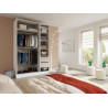 Caisson d'armoire contemporain blanc 50 cm Extenso
